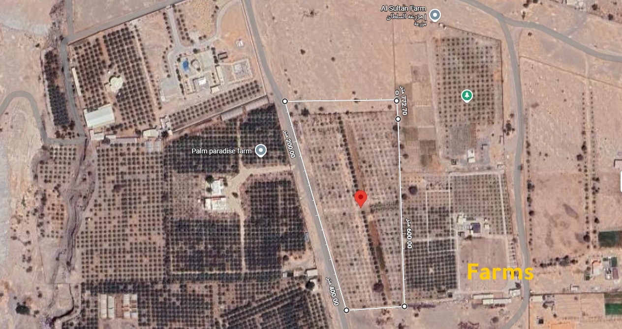 مزرعة للبيع فى المدفق راس الخيمة